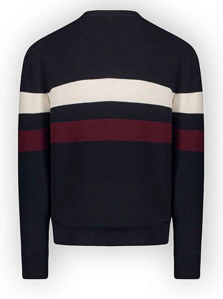 Paul & Shark Knitwear & Jumpers Paul & Shark - Wool Crew Neck Jumper w/ Bold Stripes 223