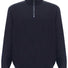 Paul & Shark Knitwear & Jumpers Paul & Shark - Wool Half-Zip Navy Sweater with Typhoon® Platinum Details