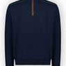 Paul & Shark Knitwear & Jumpers Paul & Shark - Wool half zip sweater w/ Typhoon details 223