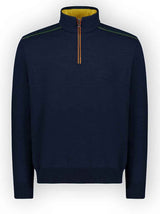 Paul & Shark Knitwear & Jumpers Paul & Shark - Wool half zip sweater w/ Typhoon details 223
