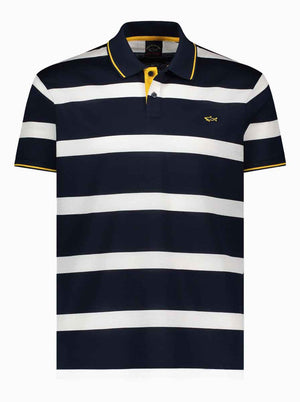 Paul & Shark Polo & T-Shirts Paul & Shark - Bar Stripe Cotton Polo Shirt