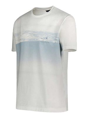 Paul & Shark Polo & T-Shirts Paul & Shark - Beach Print Cotton T-Shirt