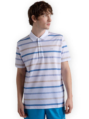 Paul & Shark Polo & T-Shirts Paul & Shark - Cotton Stripped Polo Shirt