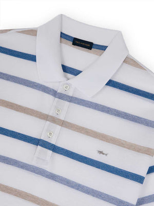 Paul & Shark Polo & T-Shirts Paul & Shark - Cotton Stripped Polo Shirt