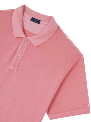 Paul & Shark Polo & T-Shirts Paul & Shark - Garment Dyde Cotton Piqué Pink Polo