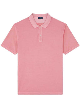 Paul & Shark Polo & T-Shirts Paul & Shark - Garment Dyde Cotton Piqué Pink Polo
