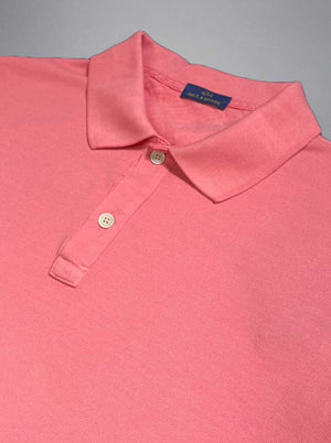 Paul & Shark Polo & T-Shirts Paul & Shark - Garment Dyde Cotton Piqué Pink Polo