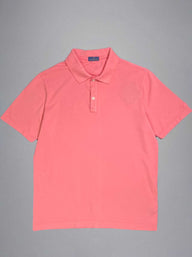 Paul & Shark Polo & T-Shirts Paul & Shark - Garment Dyde Cotton Piqué Pink Polo