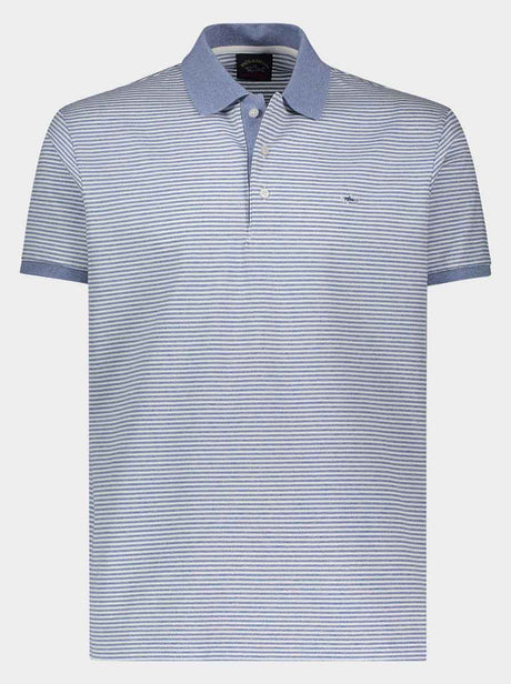 Paul & Shark Polo & T-Shirts Paul & Shark - Micro Stripe Cotton Polo Shirt