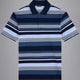 Paul & Shark Polo & T-Shirts Paul & Shark - Multi Stripe Fine Piqué Cotton Navy Polo