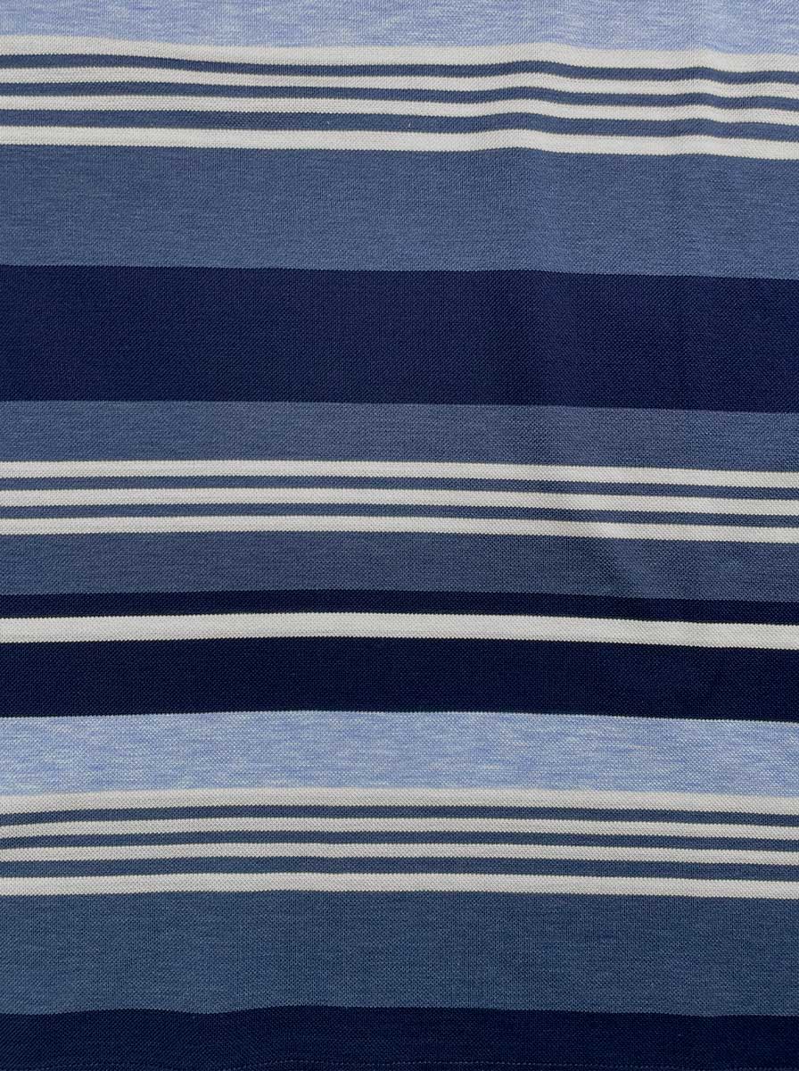 Paul & Shark Polo & T-Shirts Paul & Shark - Multi Stripe Fine Piqué Cotton Navy Polo