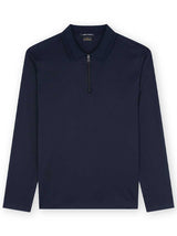 Paul & Shark Polo & T-Shirts Paul & Shark - Navy Long Sleeve Cotton Polo Shirt