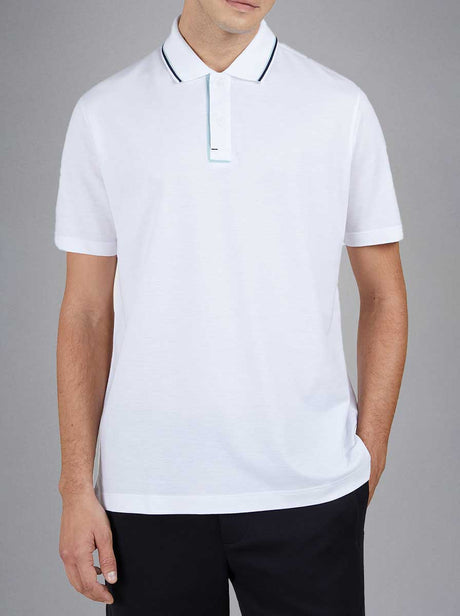 Paul & Shark Polo & T-Shirts Paul & Shark - Xsoft Piqué Cotton White Polo