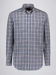 Paul & Shark Shirts Paul & Shark - Beige/Blue Check Shirt