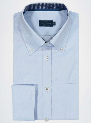 Paul & Shark Shirts Paul & Shark - Button Down Blue Summer Oxford Long Sleeve Shirt
