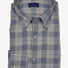 Paul & Shark Shirts Paul & Shark - Button Down Denim Blue Flannel Check Long Sleeve Shirt