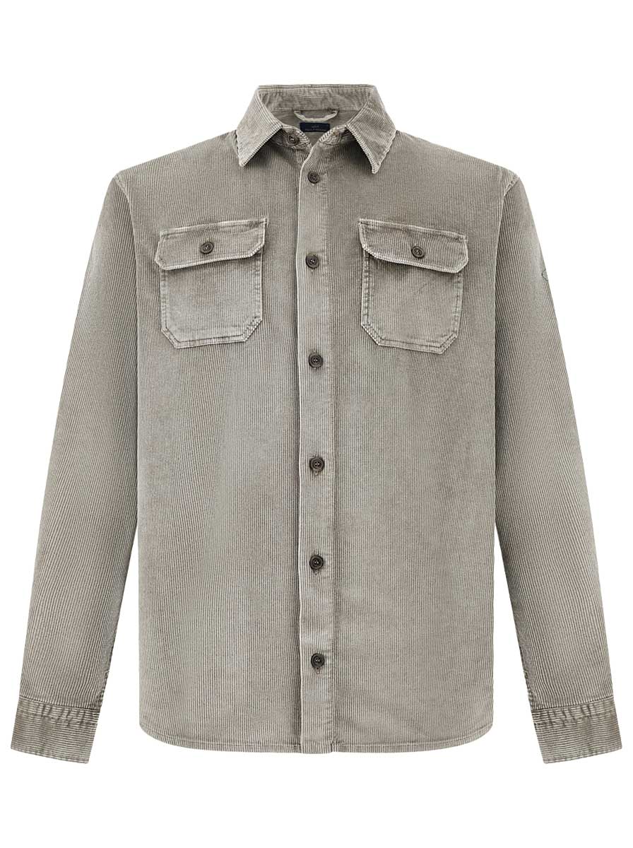 Paul & Shark Shirts Paul & Shark - Cord Taupe Overshirt
