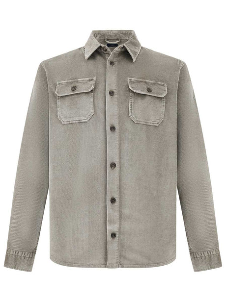 Paul & Shark Shirts Paul & Shark - Cord Taupe Overshirt