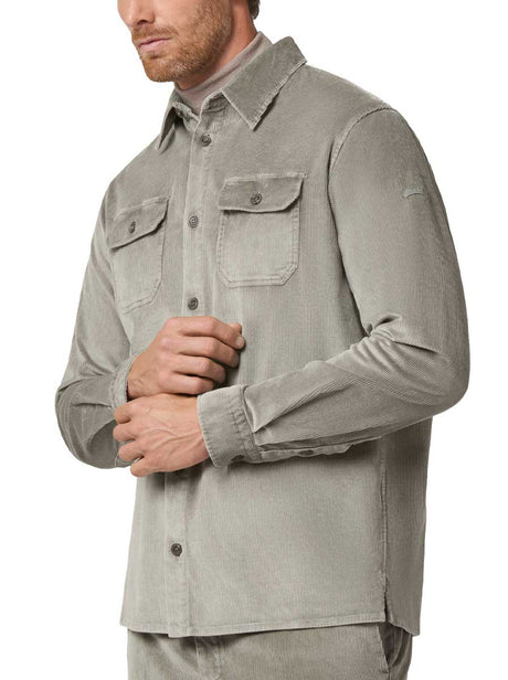 Paul & Shark Shirts Paul & Shark - Cord Taupe Overshirt