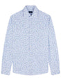 Paul & Shark Shirts Paul & Shark - Floral Print Cotton Blue Shirt