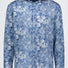 Paul & Shark Shirts Paul & Shark - French Collar Blue Floral Liberty Print Long Sleeve Shirt