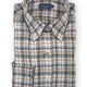Paul & Shark Shirts Paul & Shark - Long Sleeve Shirt - Beige & Forest Check Button Down Flannel