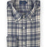 Paul & Shark Shirts Paul & Shark - Long Sleeve Shirt - Blue/Grey Check Button Down Flannel