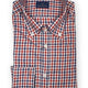 Paul & Shark Shirts Paul & Shark - Long Sleeve Shirt - Red & Blue Gingham Check Button Down