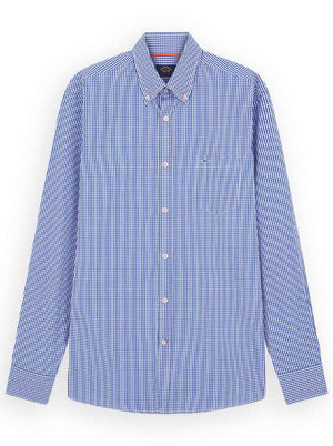 Paul & Shark Shirts Paul & Shark - Micro Gingham Check Shirt