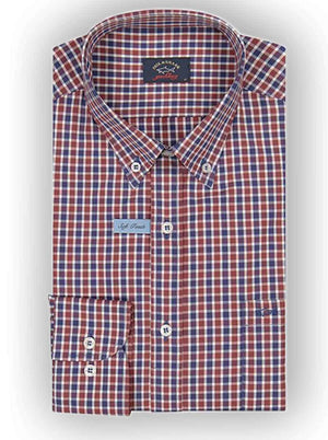 Paul & Shark Shirts Paul & Shark - Multi Check Cotton Button Down Shirt