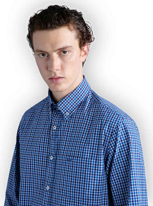 Paul & Shark Shirts Paul & Shark - Multi Check Cotton Button Down Shirt