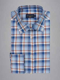 Paul & Shark Shirts Paul & Shark - Multi Check X-Soft Cotton Blue Shirt
