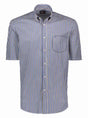 Paul & Shark Shirts Paul & Shark - Multi Stripe Button Down Short Sleeve Shirt