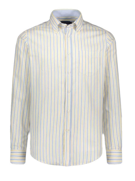 Paul & Shark Shirts Paul & Shark - Multi Stripe Cotton Yellow Shirt