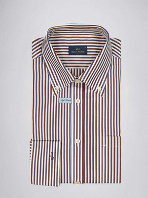 Paul & Shark Shirts Paul & Shark - Red/Blue Stripe Shirt