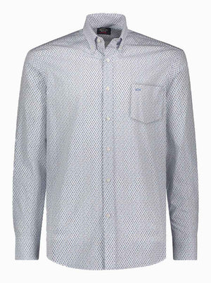 Paul & Shark Shirts Paul & Shark - Yacht Print Button Down Shirt