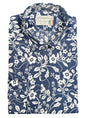 Poggianti Shirts Poggianti - Navy Floral Print Shirt