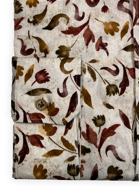 Poggianti Shirts Poggianti - Shirt - Off White Floral Print