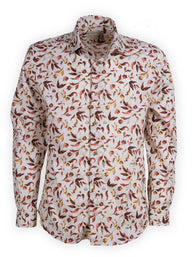 Poggianti Shirts Poggianti - Shirt - Off White Floral Print
