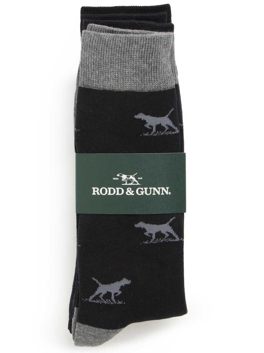 Rodd and Gunn Headwear Rodd & Gunn - Dogs-A-Plenty Three Pack Socks
