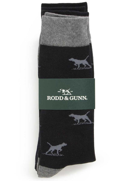 Rodd and Gunn Headwear Rodd & Gunn - Dogs-A-Plenty Three Pack Socks