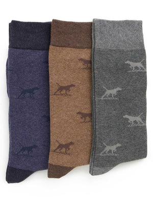 Rodd and Gunn Headwear Rodd & Gunn - Dogs-A-Plenty Three Pack Socks