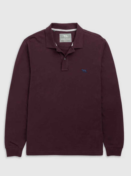 Rodd and Gunn Polo & T-Shirts Rodd & Gunn - Polo - Gunn L/S Black Fig Polo
