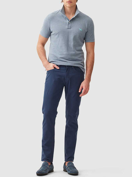 Rodd and Gunn Polo & T-Shirts Rodd & Gunn - "The Gunn Polo" Steel Blue Polo Shirt