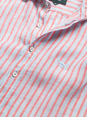 Rodd and Gunn Shirts Rodd & Gunn - Linen Striped Shirt 124