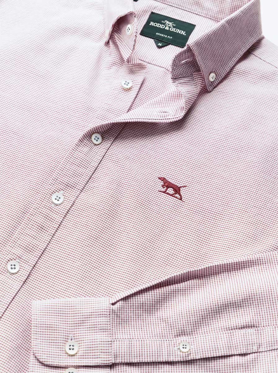 Rodd and Gunn Shirts Rodd & Gunn - Oxford Crossing Sports Fit Poppy Shirt