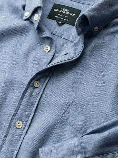 Rodd and Gunn Shirts Rodd & Gunn - Shirt - Barrhill Sports Fit Chambray Flannel