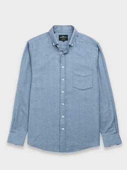 Rodd and Gunn Shirts Rodd & Gunn - Shirt - Barrhill Sports Fit Chambray Flannel