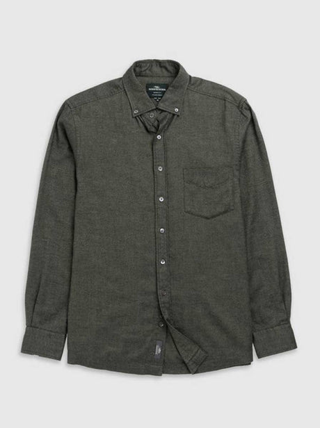 Rodd and Gunn Shirts Rodd & Gunn - Shirt - Barrhill Sports Fit Forest Flannel