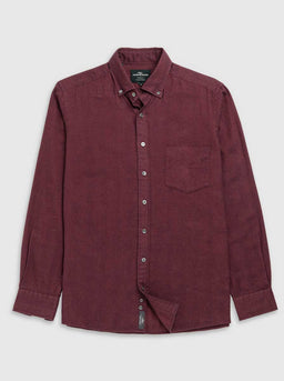 Rodd and Gunn Shirts Rodd & Gunn - Shirt - Barrhill Sports Fit Mulberry Flannel